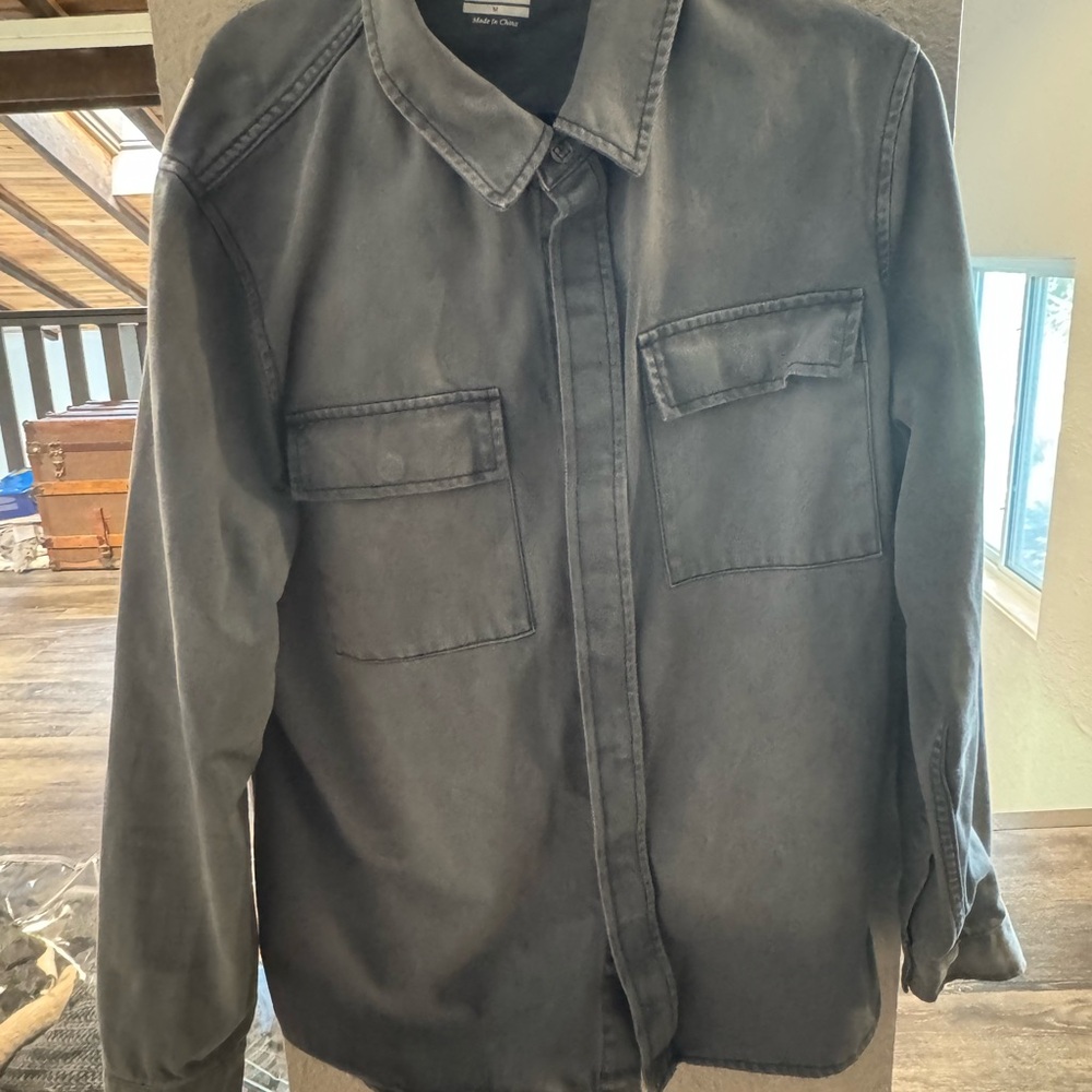 Ksubi Charcoal Shirt Jacket
